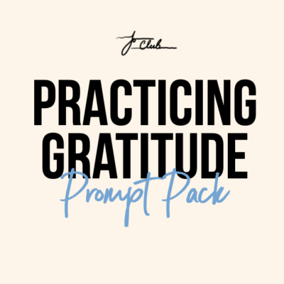 Practicing Gratitude 21 Day Prompt Pack